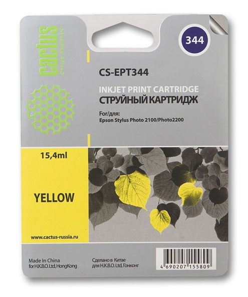 Картридж струйный Cactus CS-EPT344 Картридж струйный Cactus CS-EPT344