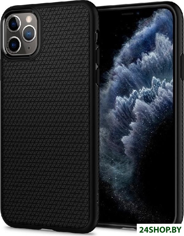 Чехол для телефона Spigen Liquid Air для iPhone 11 Pro 077CS27232 (черный) Чехол для телефона Spigen Liquid Air для iPhone 11 Pro 077CS27232 (черный)