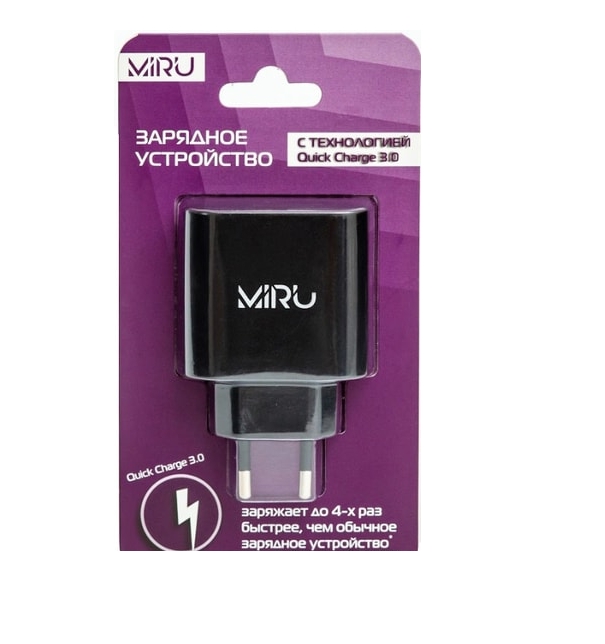 Сетевое зарядное устройство Miru 5025 (черный) Сетевое зарядное устройство Miru 5025 (черный)