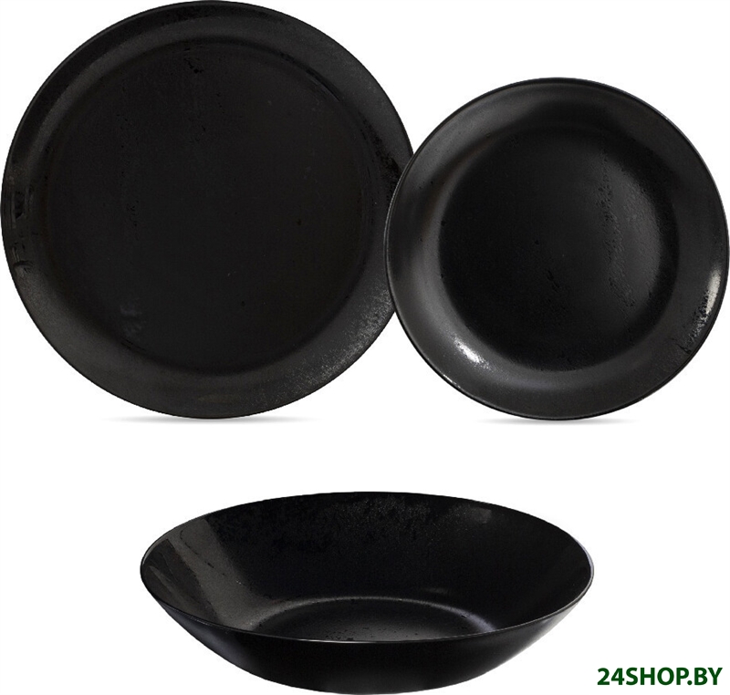 Тарелка обеденная Luminarc Diana Black V0121 Тарелка обеденная Luminarc Diana Black V0121