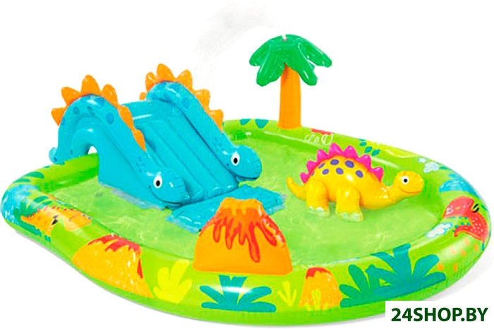 Игровой центр Intex Маленький Дино 57166 (191x152x58) Игровой центр Intex Маленький Дино 57166 (191x152x58)