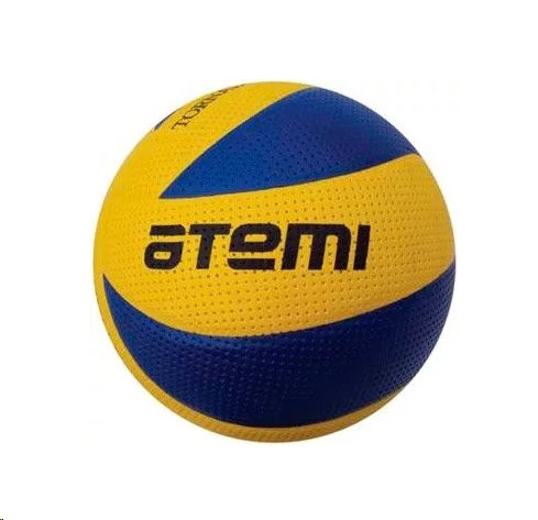 Мяч Atemi Tornado PVC (желтый/синий) Мяч Atemi Tornado PVC (желтый/синий)