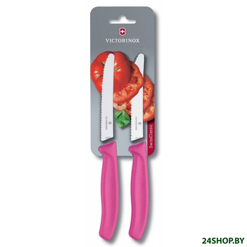 Набор кухонных ножей Victorinox Swiss Classic (6.7836.L115B) (розовый) Набор кухонных ножей Victorinox Swiss Classic (6.7836.L115B) (розовый)