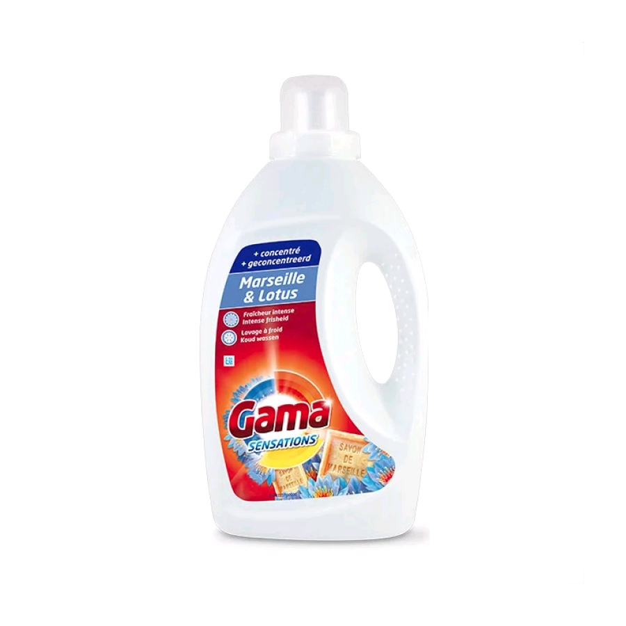 Гель для стирки Gama Marseille & Lotus 2.2 л Гель для стирки Gama Marseille & Lotus 2.2 л