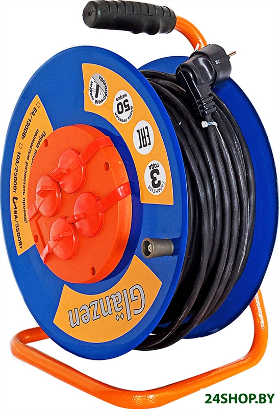 Удлинитель Glanzen EB-50-010 (50 м, синий) Удлинитель Glanzen EB-50-010 (50 м, синий)