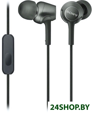 Наушники с микрофоном Sony MDR-EX255AP (черный) Наушники с микрофоном Sony MDR-EX255AP (черный)