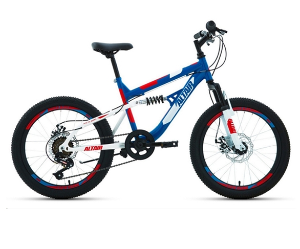 Велосипед Altair MTB FS 20 D (2022, синий/красный) (RBK22AL20048) Велосипед Altair MTB FS 20 D (2022, синий/красный) (RBK22AL20048)