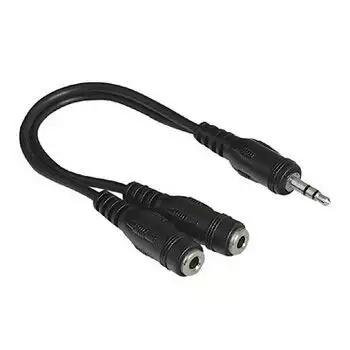 Кабель Hama H-48925 2xJack 3.5 (f)/Jack 3.5 (m) (0.2 м) (черный) (00048925) Кабель Hama H-48925 2xJack 3.5 (f)/Jack 3.5 (m) (0.2 м) (черный) (00048925)