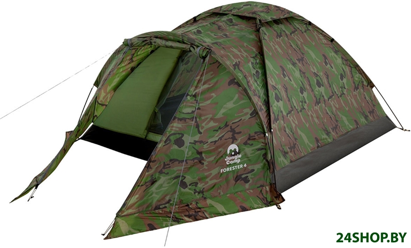 Треккинговая палатка Jungle Camp Forester 4 (камуфляж) Треккинговая палатка Jungle Camp Forester 4 (камуфляж)