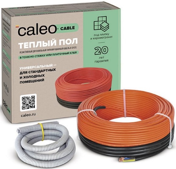 Нагревательный кабель Caleo Cable 18W-90 12.5 кв.м. 1620 Вт Нагревательный кабель Caleo Cable 18W-90 12.5 кв.м. 1620 Вт