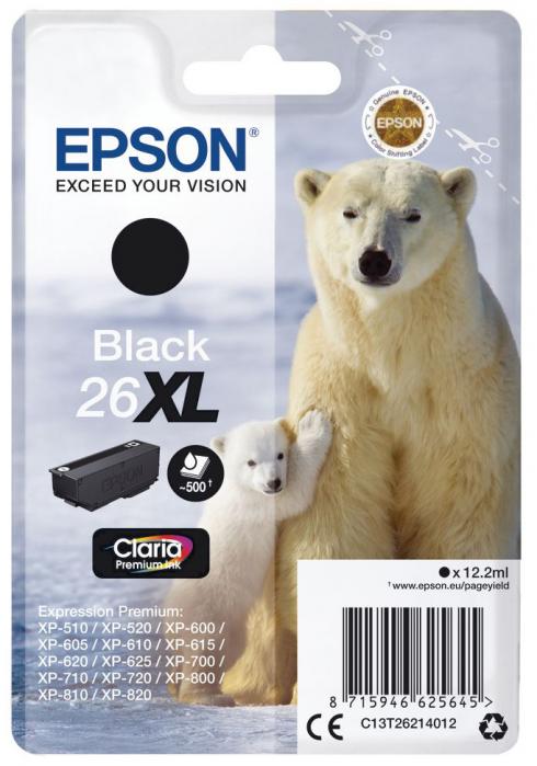 Картридж струйный EPSON C13T26214012 черный Картридж струйный EPSON C13T26214012 черный