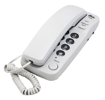 Телефон проводной Ritmix RT-100 Grey Телефон проводной Ritmix RT-100 Grey