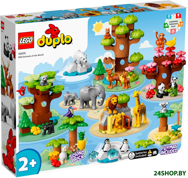 Конструктор LEGO Duplo 10975 Дикие животные мира Конструктор LEGO Duplo 10975 Дикие животные мира