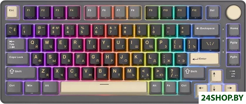 Клавиатура Royal Kludge RK-M75 RGB Phantom (RK Silver) Клавиатура Royal Kludge RK-M75 RGB Phantom (RK Silver)