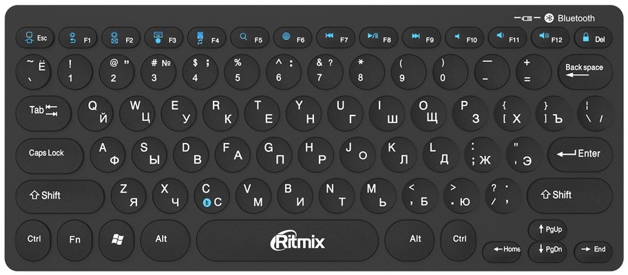 Клавиатура Ritmix RKB-310BTH Клавиатура Ritmix RKB-310BTH