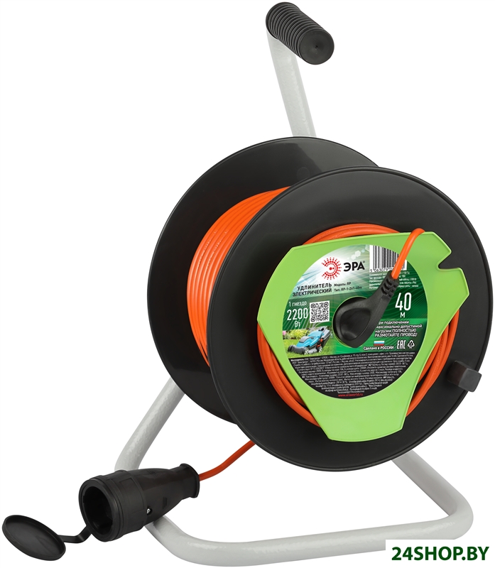 Удлинитель ЭРА RP-1-2x1-40m Б0059771 Удлинитель ЭРА RP-1-2x1-40m Б0059771