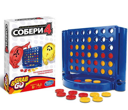 Настольная игра Hasbro B1000 Собери 4 Настольная игра Hasbro B1000 Собери 4
