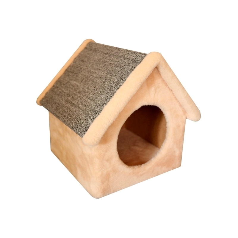 Домик для животных Cat House Будка 0.38 (бежевый) Домик для животных Cat House Будка 0.38 (бежевый)
