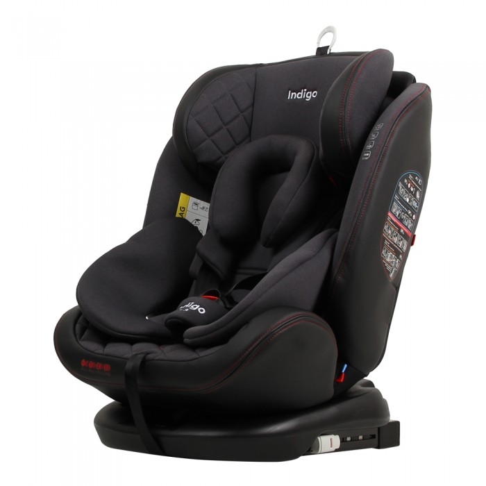 Детское автокресло Indigo Aero Isofix (черный/красный) Детское автокресло Indigo Aero Isofix (черный/красный)