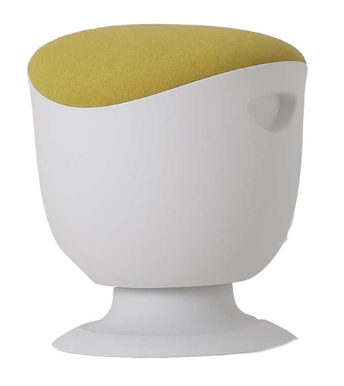 Офисный стул Chair Meister Tulip (белый пластик, желтый) Офисный стул Chair Meister Tulip (белый пластик, желтый)