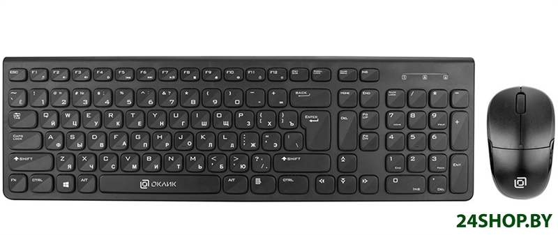 Мышь + клавиатура Oklick 220 M Wireless Keyboard & Optical Mouse Мышь + клавиатура Oklick 220 M Wireless Keyboard & Optical Mouse