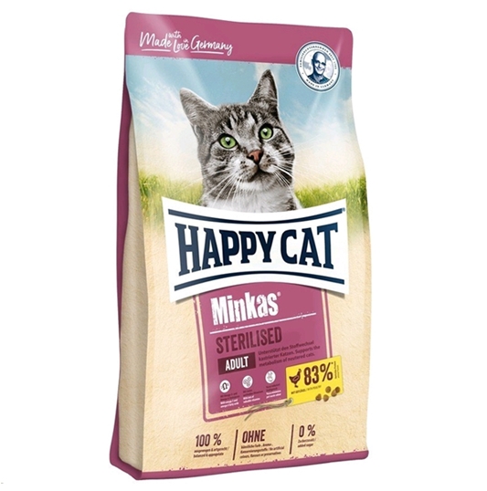 Сухой корм для кошек Happy Cat Minkas Sterilised с птицей (1,5 кг) Сухой корм для кошек Happy Cat Minkas Sterilised с птицей (1,5 кг)