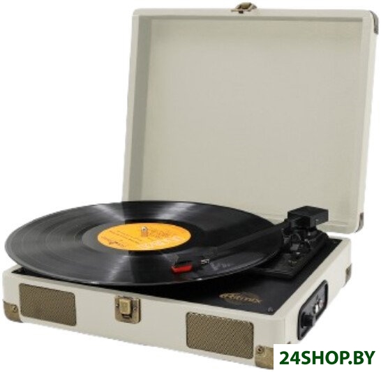 Виниловый проигрыватель Ritmix LP-100 (бежевый) Виниловый проигрыватель Ritmix LP-100 (бежевый)