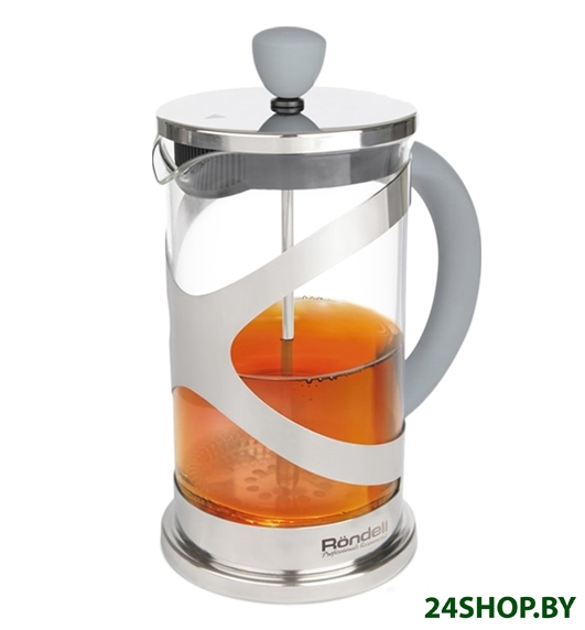 Френч-пресс Rondell Crystal Grey RDS-839 Френч-пресс Rondell Crystal Grey RDS-839