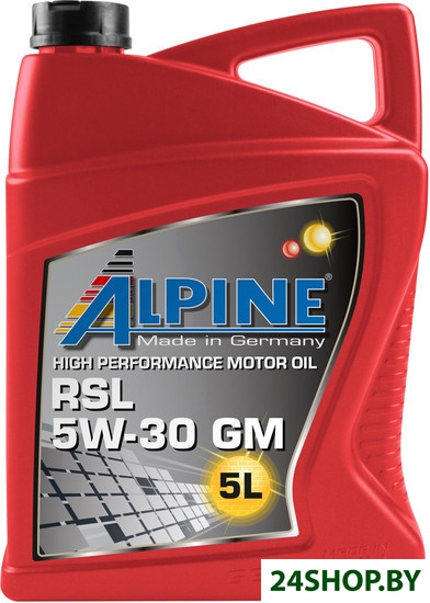 Моторное масло Alpine RSL 5W-30 GM 5л Моторное масло Alpine RSL 5W-30 GM 5л