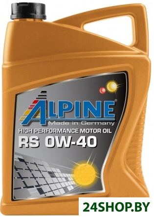 Моторное масло Alpine RS 0W-40 4л Моторное масло Alpine RS 0W-40 4л