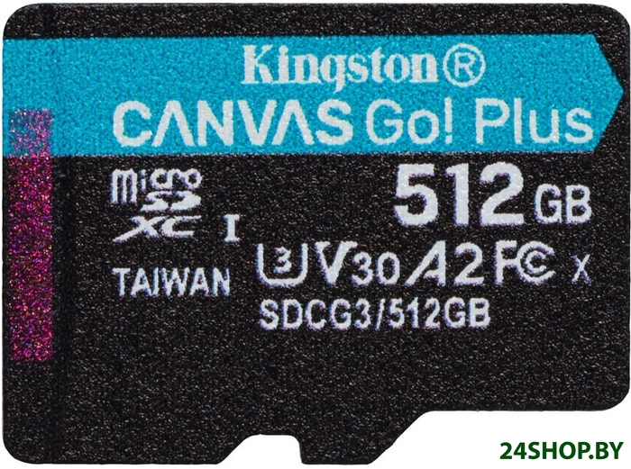 Карта памяти Kingston Canvas Select Plus microSDXC 512GB Карта памяти Kingston Canvas Select Plus microSDXC 512GB