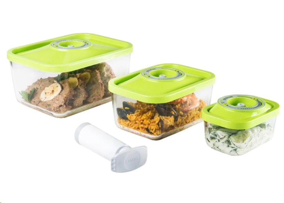 Контейнер вакуумный Status VAC-Glass-Set (зеленый) Контейнер вакуумный Status VAC-Glass-Set (зеленый)