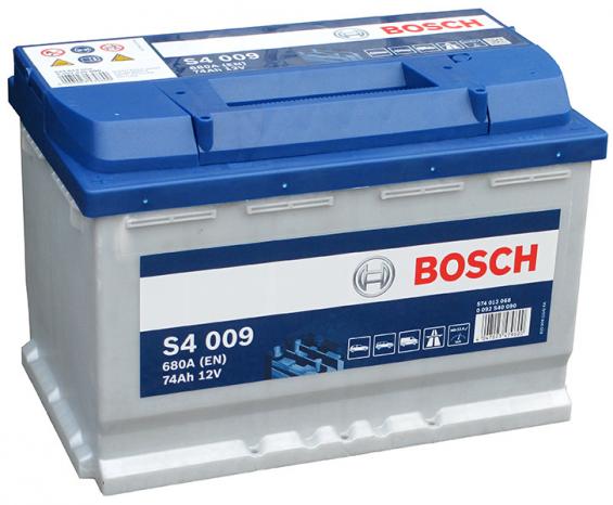 Автомобильный аккумулятор Bosch S4 009 574 013 068 (74 А/ч) Автомобильный аккумулятор Bosch S4 009 574 013 068 (74 А/ч)
