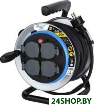 Удлинитель Electraline 49030 (20 м, черный) Удлинитель Electraline 49030 (20 м, черный)