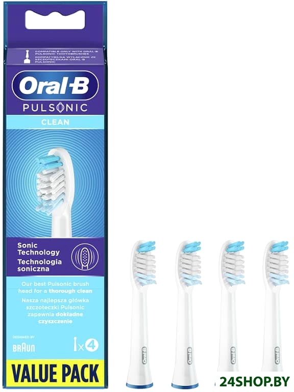 Сменная насадка Oral-B Pulsonic Clean SR32C-4 Сменная насадка Oral-B Pulsonic Clean SR32C-4