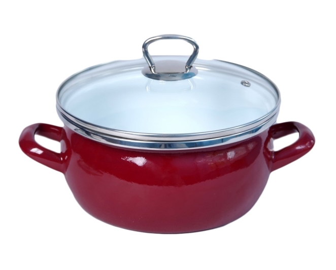 Кастрюля Omelia 1-2440111 (бордовый) Кастрюля Omelia 1-2440111 (бордовый)