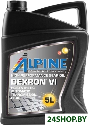 Трансмиссионное масло Alpine ATF DEXRON VI 5л Трансмиссионное масло Alpine ATF DEXRON VI 5л