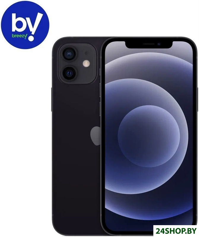 Смартфон Apple iPhone 12 64GB Воcстановленный by Breezy, грейд B (черный) Смартфон Apple iPhone 12 64GB Воcстановленный by Breezy, грейд B (черный)