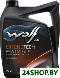 Трансмиссионное масло Wolf ExtendTech 85W-140 GL 5 1л Трансмиссионное масло Wolf ExtendTech 85W-140 GL 5 1л