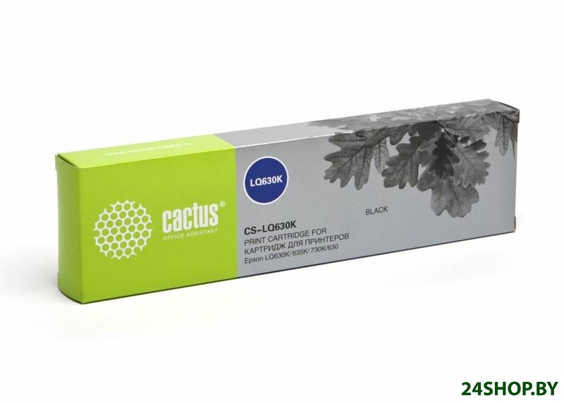 Картридж ленточный Cactus CS-LQ630 черный Картридж ленточный Cactus CS-LQ630 черный