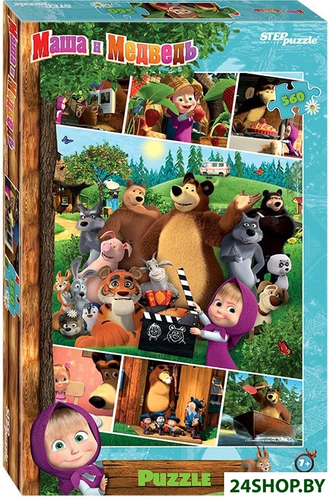 Пазл Step Puzzle Маша и Медведь - 2 97068 (560 эл) Пазл Step Puzzle Маша и Медведь - 2 97068 (560 эл)