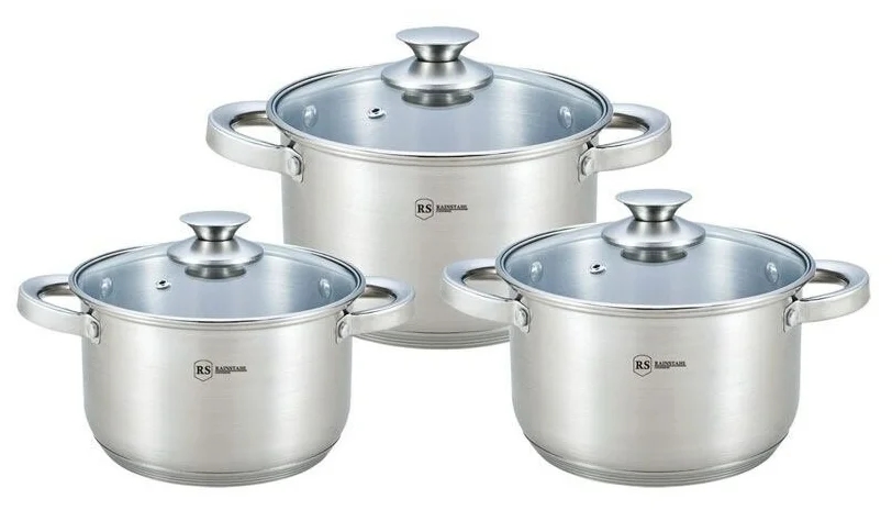 Набор кастрюль Rainstahl RS-1642-06 Набор кастрюль Rainstahl RS-1642-06