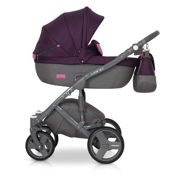 Универсальная коляска RIKO Vario (2 в 1, 04 Purple) Универсальная коляска RIKO Vario (2 в 1, 04 Purple)