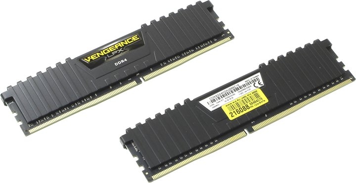 Оперативная память CORSAIR Vengeance LPX 2x4GB Black (CMK8GX4M2A2666C16) Оперативная память CORSAIR Vengeance LPX 2x4GB Black (CMK8GX4M2A2666C16)