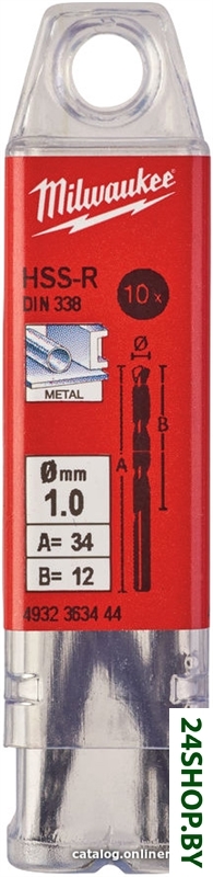 Набор сверл Milwaukee 4932363444 (10 предметов) Набор сверл Milwaukee 4932363444 (10 предметов)