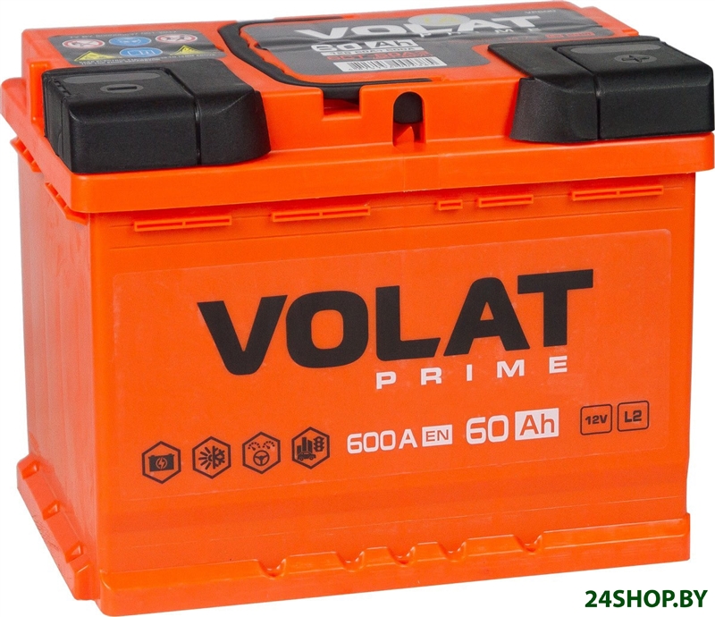 Автомобильный аккумулятор VOLAT Prime R (60 А·ч) Автомобильный аккумулятор VOLAT Prime R (60 А·ч)