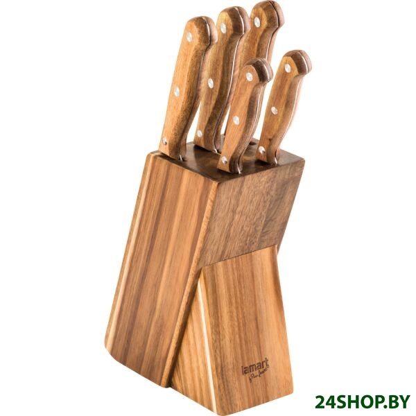 Набор ножей Lamart Wood LT2080 Набор ножей Lamart Wood LT2080