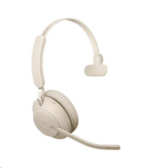Наушники Jabra Evolve2 65 MS Mono USB-С (бежевый) Наушники Jabra Evolve2 65 MS Mono USB-С (бежевый)