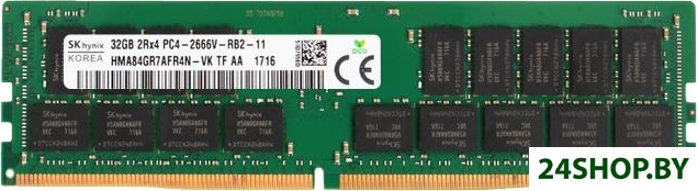 Оперативная память Hynix 32GB DDR4 PC4-21300 HMA84GR7AFR4N-VK Оперативная память Hynix 32GB DDR4 PC4-21300 HMA84GR7AFR4N-VK