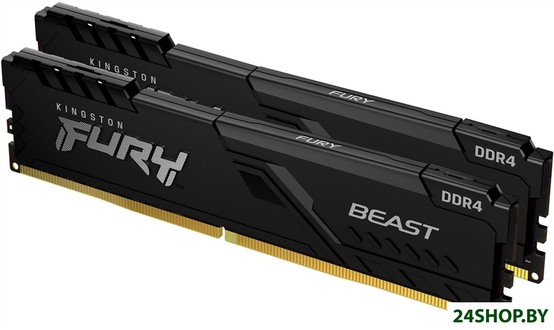 Оперативная память Kingston FURY Beast 2x8ГБ DDR4 3200 МГц KF432C16BBK2/16WP Оперативная память Kingston FURY Beast 2x8ГБ DDR4 3200 МГц KF432C16BBK2/16WP